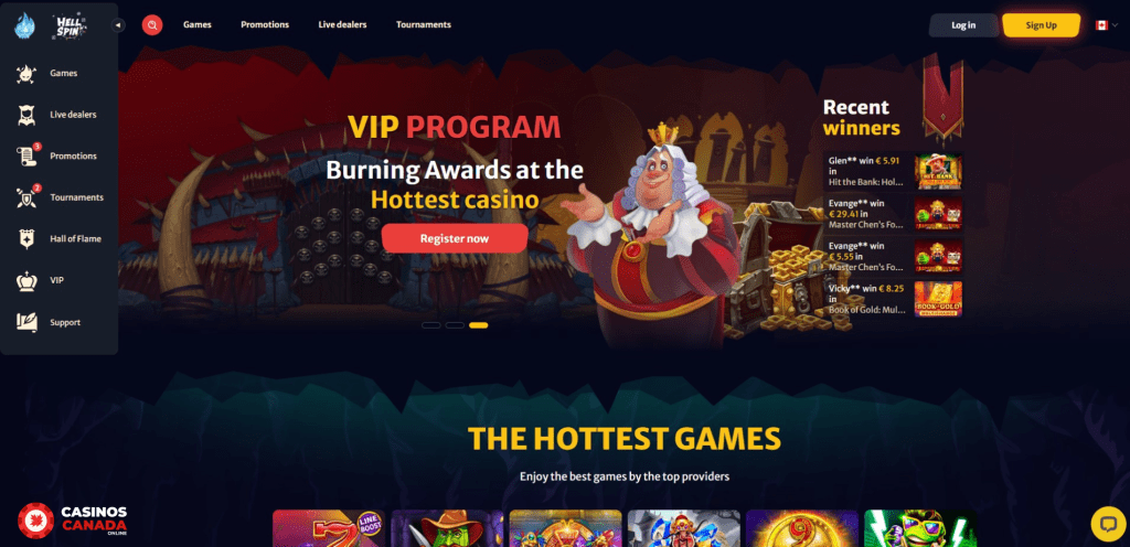 Hellspin Casino Review Canada