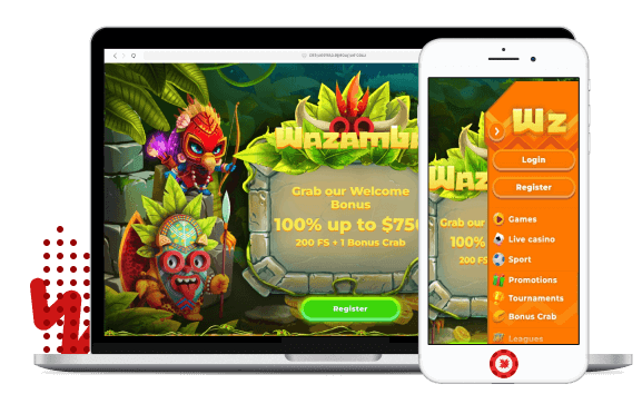 Wazamba Casino Mobile devices Version Fr