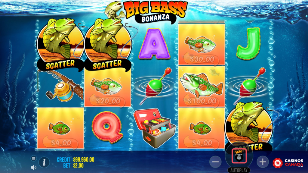 Big Bass Bonanza Free Play Scatters Wins Canada Review