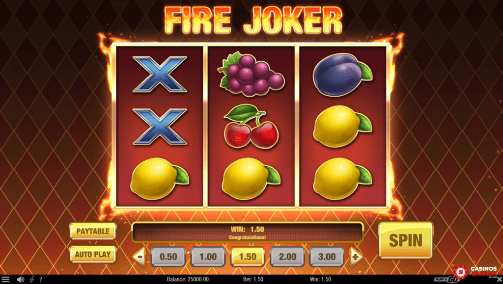 Fire Joker Free Play Canada Review