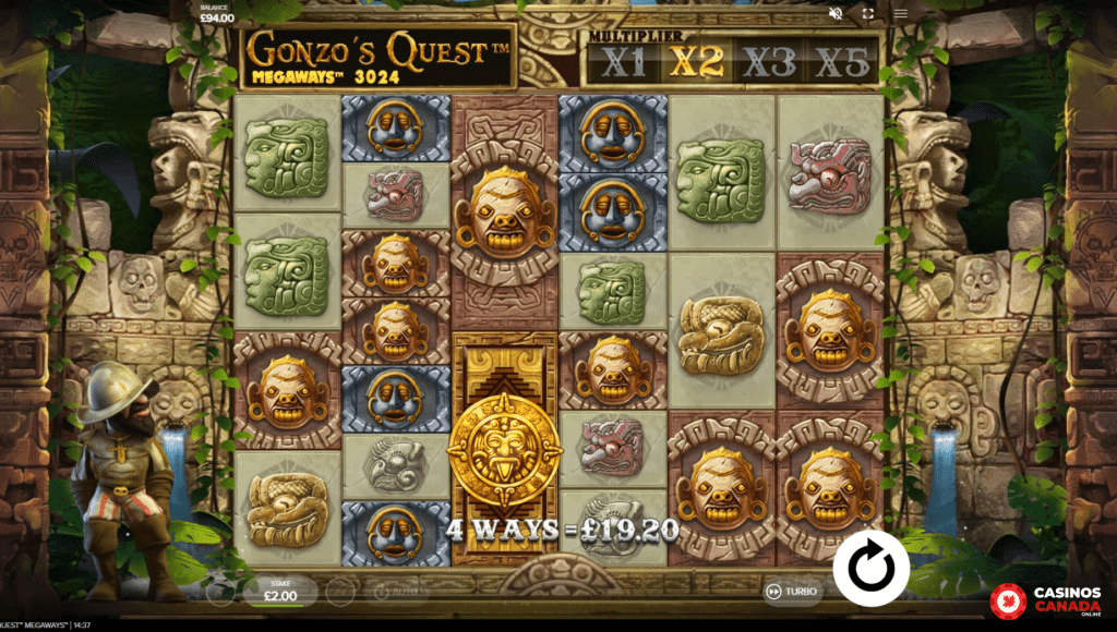 Gonzo’s Quest Megaways Free Play Wins Canada Review