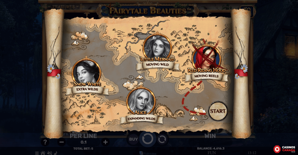 Fairytale Beauties Free Play Scatters Wins Canada Review