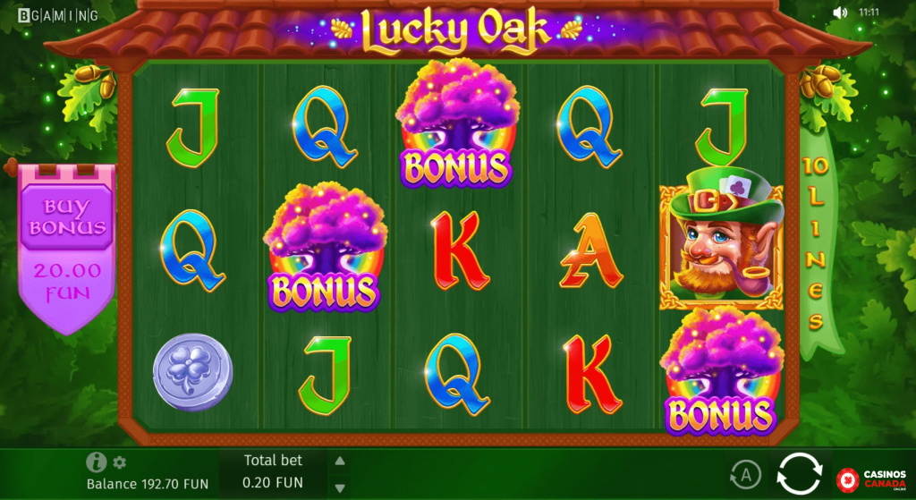 Lucky Oak Free Play Scatters Wins Canada Review